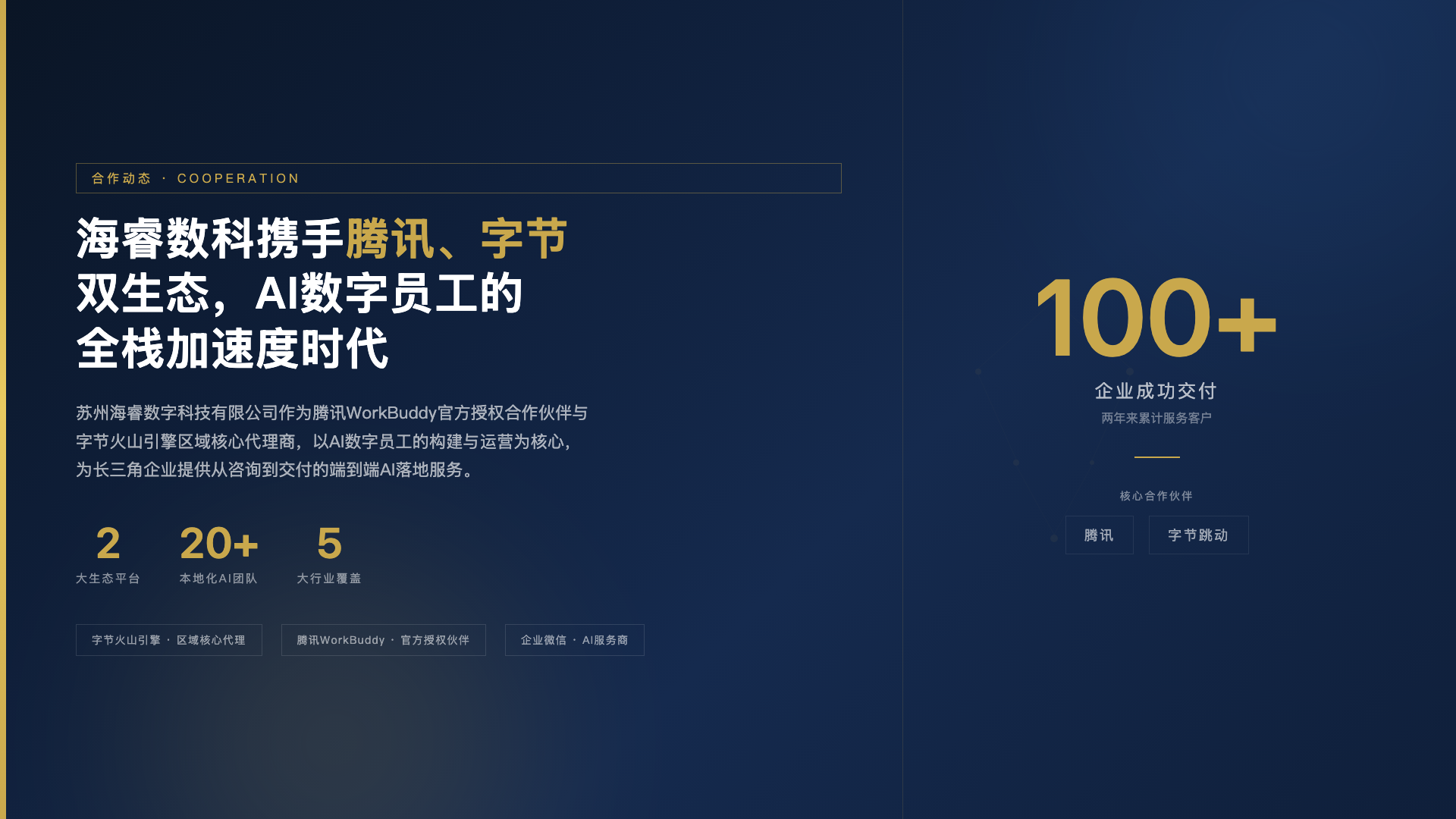 海睿数科携手腾讯、字节双生态：AI数字员工的构建与运营迈入"全栈加速度"时代