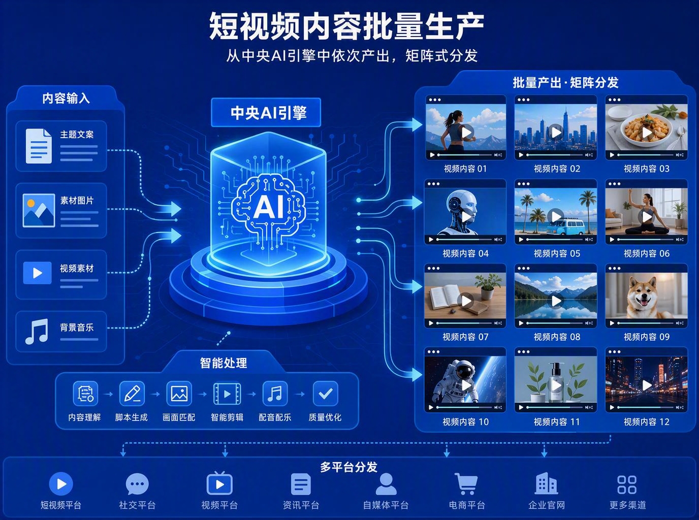 企业短视频内容生产成本怎么降？15大行业AI数字员工方案盘点